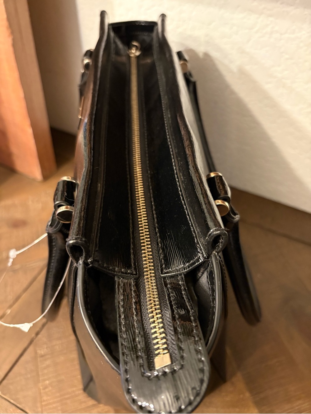Kate Spade Bixby Place Medium Black Patent Leather Tote - Picture 4 of 9